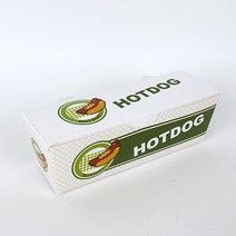 다포장 YS 핫도그 기성케이스 일회용포장용기 50개 소량포장, 1봉