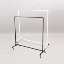 25파이 고정형 수도관행거 (가로 120cm), 백색