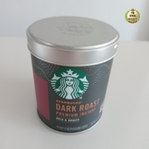 스타벅스 다크 로스트 아메리카노 원두커피믹스 캔 90g, 99개, 1개입