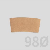 천운패키지 컵홀더(무지-크라프트)98파이 1박스, 1000개입
