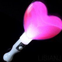 리시안제이 공연 콘서트 LED 야광봉 하트 핑크 클럽 야광봉 야간행사 형광봉