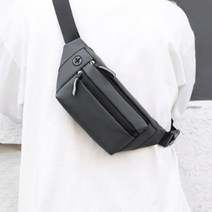 MS HOME 방수 캔와이어 슬링백 웨이스트백 힙색 미니크로스백 메신저백 크로스백