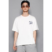 [CUMU11ATE] CMLT 알테니스킵 로고 티셔츠(화이트)