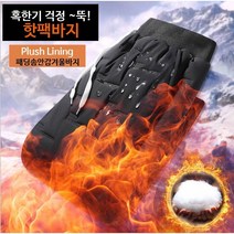 퍼미블루 오토바이 방한 바지 배당대행 바이크 라이더 겨울옷 방풍, 밑단스판밴딩, XL(28-30)