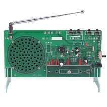 FM 라디오 DIY 키트 RDA5807 수신기 87Mhz-108Mhz 주파수 변조 TDA2822 전력 증폭기, [01] 그린, 01 Green