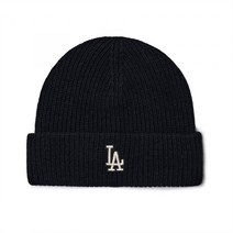 엠엘비 MLB 울 와펜 비니 LA Black 국내매장판