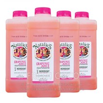 나탈리스 자몽 주스 1L x 4 무첨가 100% 플로리다 착즙주스 4개입