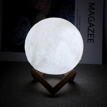 플라네타륨 플라네타리움 천체투영기 LED 취침등 유아등 프로젝터 별자리투영기 Led 야간 조명 3d 인쇄 문 램프 8cm 배터리 전원 스탠드 별이 빛나는 램프, 차가운 흰색