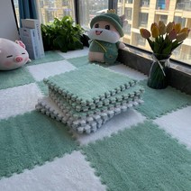 뽀글이 바닥 쿠션매트 유아 놀이방 거실 매트 퍼즐매트 10p, 30x30x1.0cm, 17