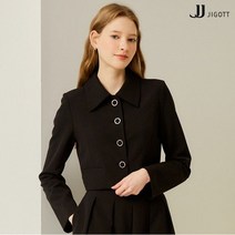 JJ지고트 펄 디테일 버튼 크롭 재킷 GN3P0JK32