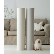 강아지 고양이 롤 매트 거실 복도형 미끄럼방지 슬개골 탈구방지 놀이 매트, 아이보리, 6mm
