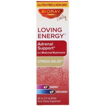Bioray 바이오레이 러빙 에너지 아드레날 서포트 메디컬 머쉬룸 무알코올 Loving Energy Adrenal 60ml