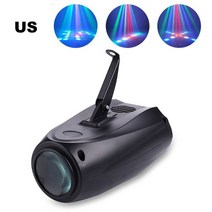 무대 조명 무선 원격 제어 led 연기 기계 무대 효과 LED 더블 헤드 디스코 램프 스포트라이트 다채로운 DJ, 02 64LEDs US Plug