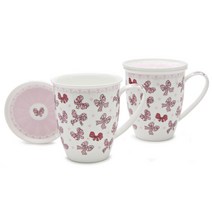 행남자기 큐티 뚜껑 머그세트 4pcs (2인), 단품