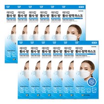 에어캅 KF94 황사방역 마스크 대형 화이트 1매 개별포장, 12매