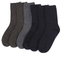 싹스탑 여성 고침울 양말 6 족 - 딥컬러팩