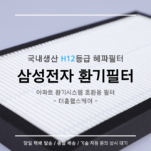 (주)삼성전자 전열교환기 환기시스템 AN025FSKGBN1 / AN030FSKGBN1 / AN035FSKGBN1 호환용 H12등급 헤파필터, 15평