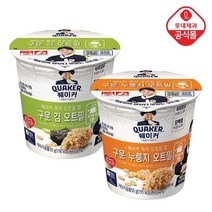 [롯데제과(주)] 퀘이커 구운김 오트밀50gX12개 외 2종, 선택:3. 퀘이커누룽지/구운김 오트밀50gX12 혼합