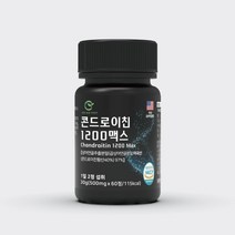 자연이야기 고함량 콘드로이친 1200 맥스 60정, 1개