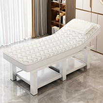 마사지베드 라텍스 매트리스 속눈썹 왁싱 경락 마사지 베드, 공식 표준, 190x80화이트라텍스농축매트리스다리미6다리