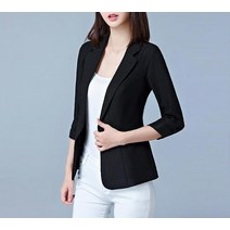 CESS 1039 린넨 7부 정장 숏자켓 5색상 여성 정장재킷