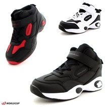 [하이탑 초경량 논슬립] 가볍고 발볼편한 쿠션감좋은 남아 여아 아동 접지력이 좋은 벨크로 찍찍이 운동화