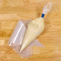 일회용 비닐 반죽 홈베이킹 크림 짤 주머니 파이핑백 5개입 세트 [Vinyl Paste Dough Cream Baking Piping Bag 5EA Set]