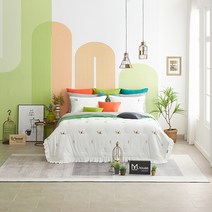 박홍근홈패션 텐셀100 자수 리플 침구 풀세트