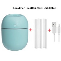 미니가습기 휴대용 아로마 오일 USB 미스트 가정용, 3.그린