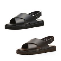 (21SS)더브라운 남성 소가죽 X스트랩 샌들 2.8cm LCMW64B126