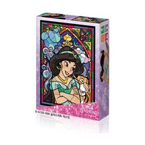 토이앤퍼즐 디즈니 공주 시리즈 글라스아트 메탈직소퍼즐 직소퍼즐, 02.쟈스민, 150p