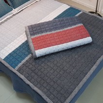 그림같은집 좋은솜 좋은이불 헤링본 침대 패드 블루