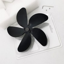 에코팬 캠핑무동력팬 무동력서큘레이터 난로 에코펜 홈 벽난로 팬 액세서리에 대한 5 블레이드 알루미늄 합금 벽난로 팬 전원, 없음
