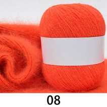 밍크 목도리 머플러 겨울 50g/롤 푹신한 긴 양모 원사 헤어 캐시미어 손으로 짠 스카프 모자 크로셰 뜨개질 스레드 가디건용