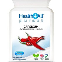헬스포올 캡시컴 캡사이신 파우더 600mg 120캡슐 Health4All Capsicum