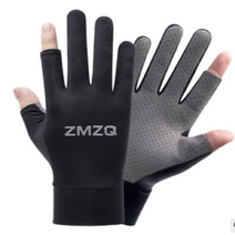 트레킹 등산장갑 여름 쿨 스포츠 등산용 반 장갑, 그레이