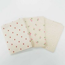 프리티 패턴 내츄럴 린넨 40x30 냅킨 매트 택1, 데이지