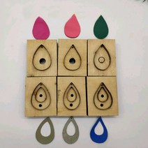 디자이너 가죽 공예 템플릿 귀 반지 장식 peacook 깃털 죽을 절단 칼 금형 손 기계 펀치 도구, [01] A design