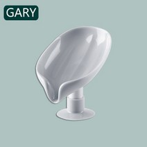 나뭇잎 비누 받침 받침대 홀더 트레이 접시 잎 상자 배수 욕실 샤워 접시 보관 접시, 협동사, 회색, GRAY