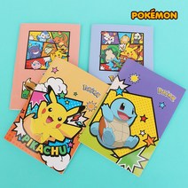 포켓몬 중철 노트 어린이 피카츄 연습장 아동 초등학생 유치원 어린이집 선물 포켓몬스터, 색싱랜덤