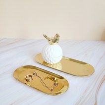 골드 보석함 세라믹 액세서리 보관함 미니 반지 케이스 목걸이 귀걸이 - 아기새 곰돌이