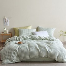 zu_라라슈 팝체크 이불커버 슈퍼싱글 SS 160 x 210