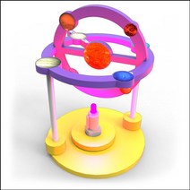 LED 입체 태양계 행성 조명등(솔라 시스템)-5인용/ST