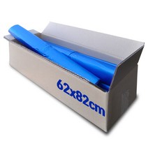 평판비닐봉투 ( 62 x 82 / 50~60리터 ) 400장 (흰색/검정색/청색), 청색