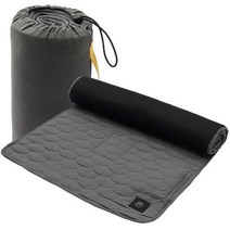 캠핑 온수 매트 전기장판 차박 거실캠핑용 5V 2A 전기 온열 매트 7 개의 가열 영역 조절 가능한 온도 야, 01 Grey