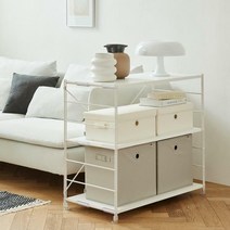 한샘 샘 폴리 수납바스켓 뚜껑 / 샘책장 호환, 06.샘폴리바스켓_오렌지(뚜껑)