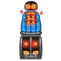 안마의자 마사지기계 LEK918 특별 antistress 목 마사지 쿠션 전신 지압 의자 압축 진동 반죽 다시