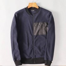 가바바 남성 겨울 후리스 시크한 야구점퍼 스타일 노카라 데일리 숏 후드집업 G40376