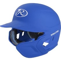 롤링스 Rawlings 마하 야구 헬멧, Right Hand Batter, Junior, Matte Royal