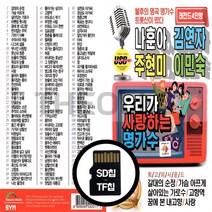 [더올스] 정품 USB / SD 나훈아 김연자 주현미 이민숙 120곡, SD칩(효도라디오용)